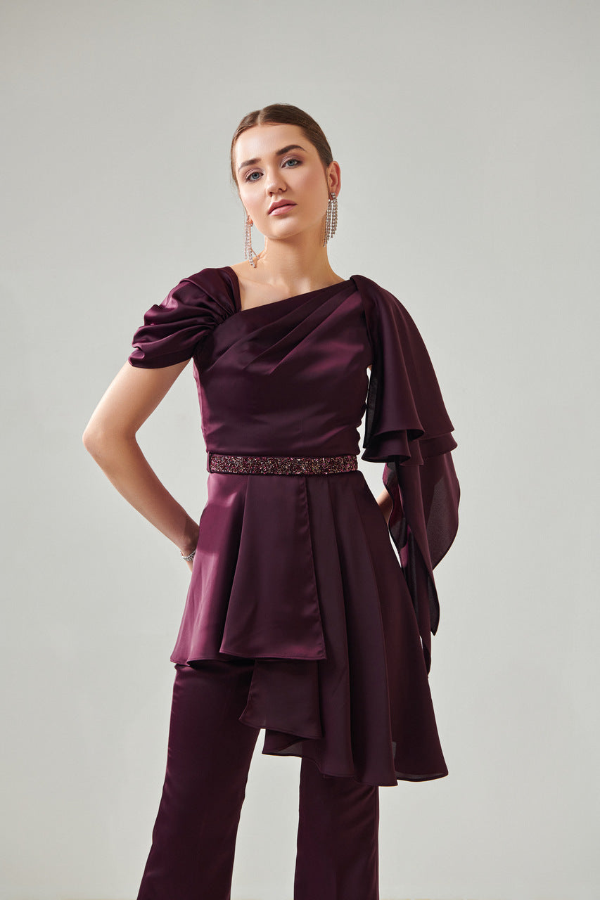 wine waterfall  co ord set