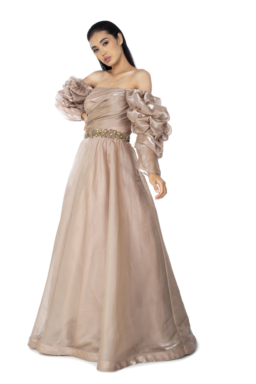 Aurora Draped Gown