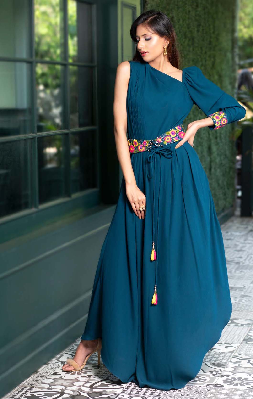 SASHA DRAPE DRESS