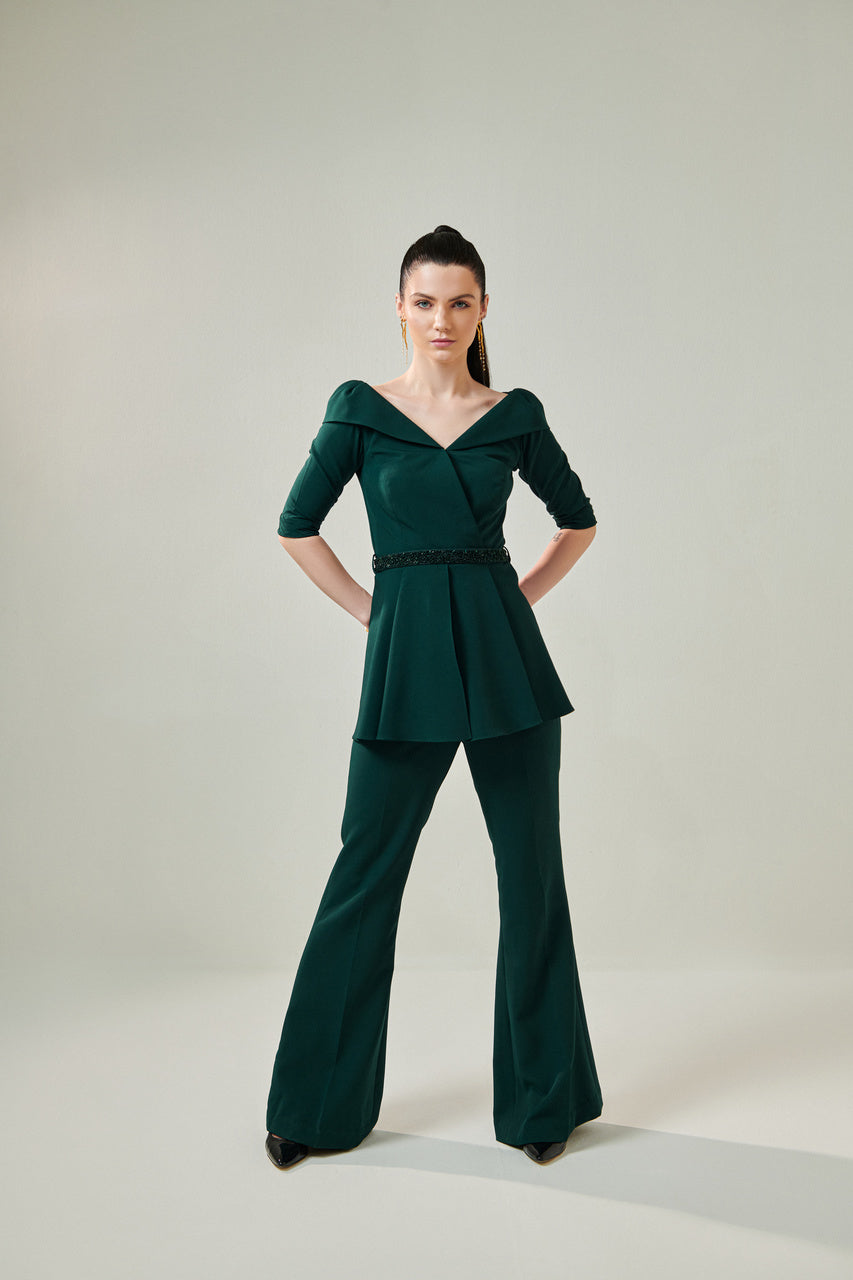 Moss green co-ord set