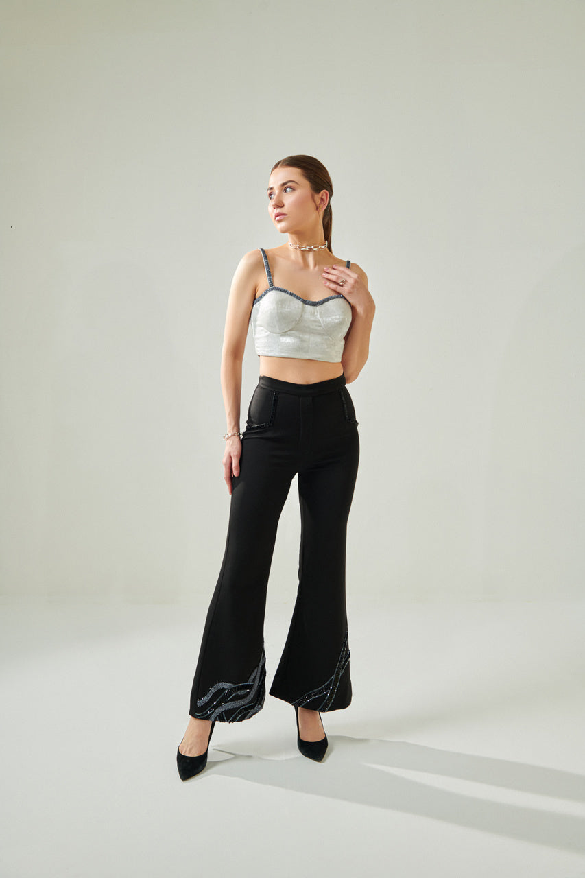 Silverbee corset and pants set