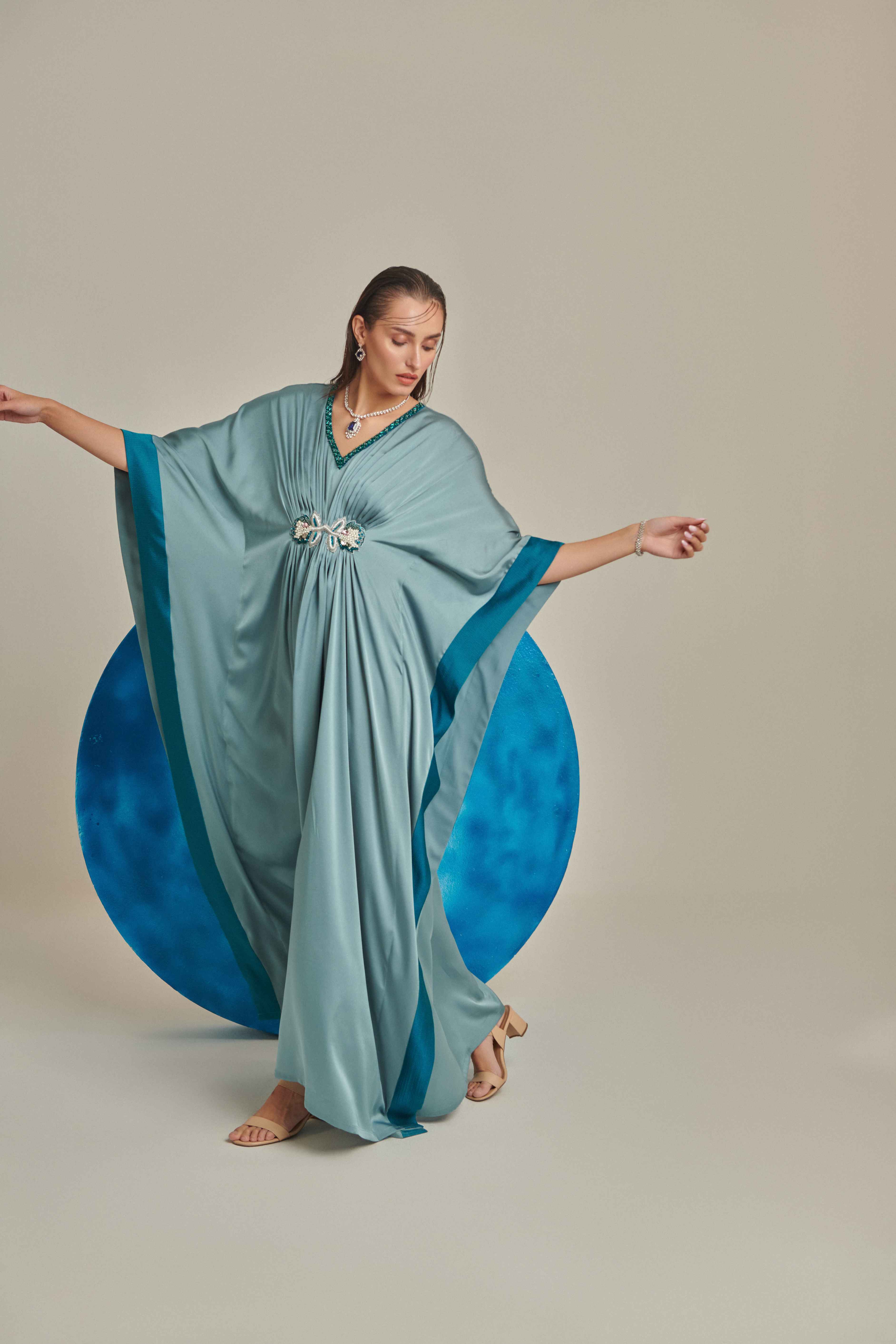 Sea Green Kaftan
