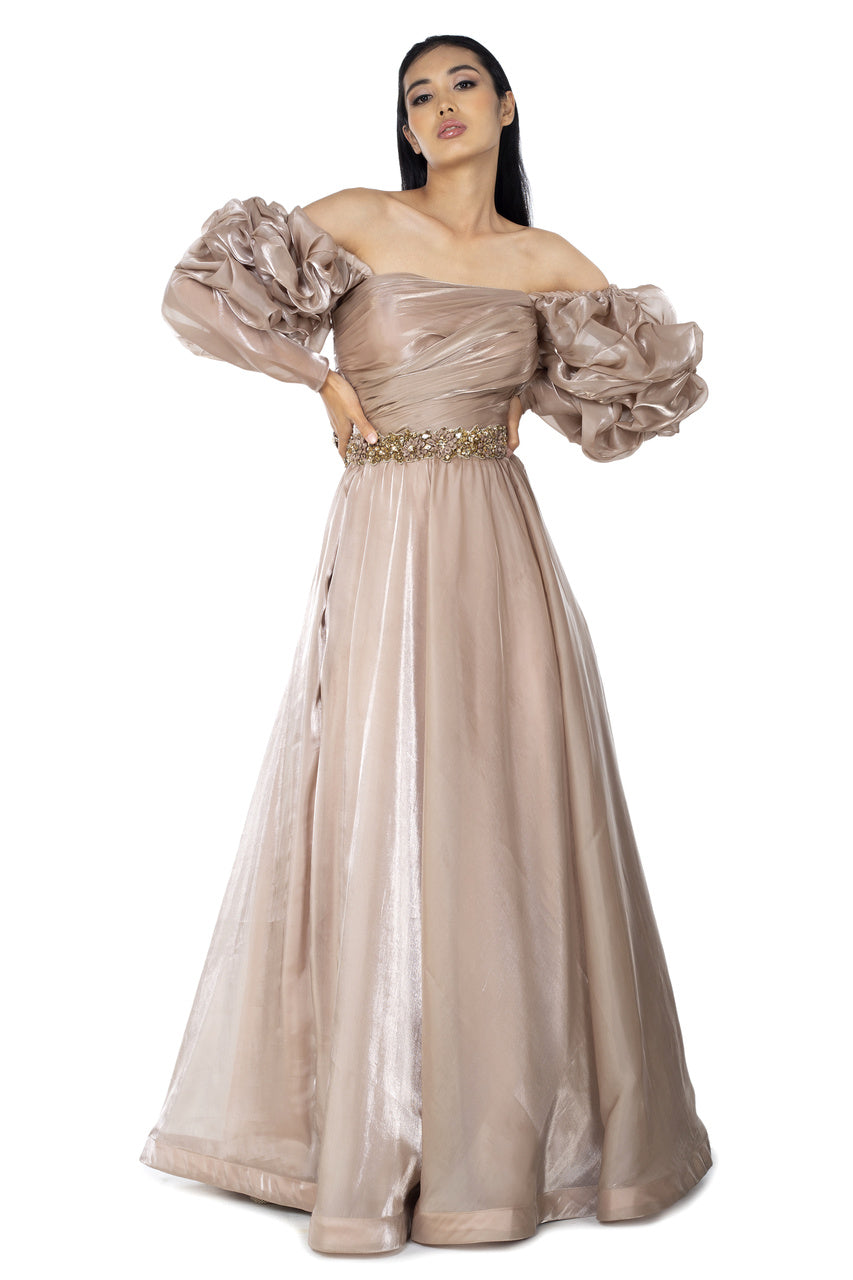 Aurora Draped Gown