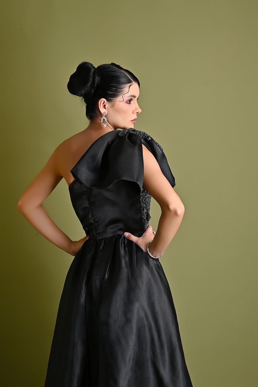 Big Bow cocktail gown