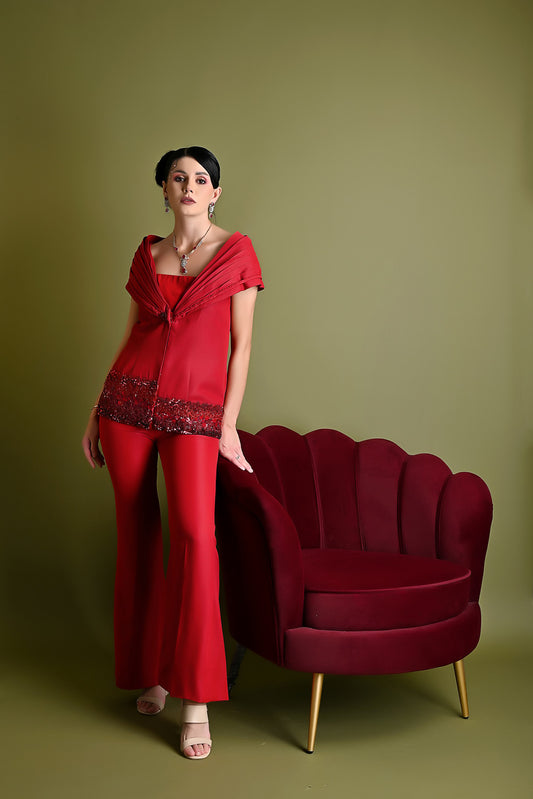Ombre Scarlet co ord set