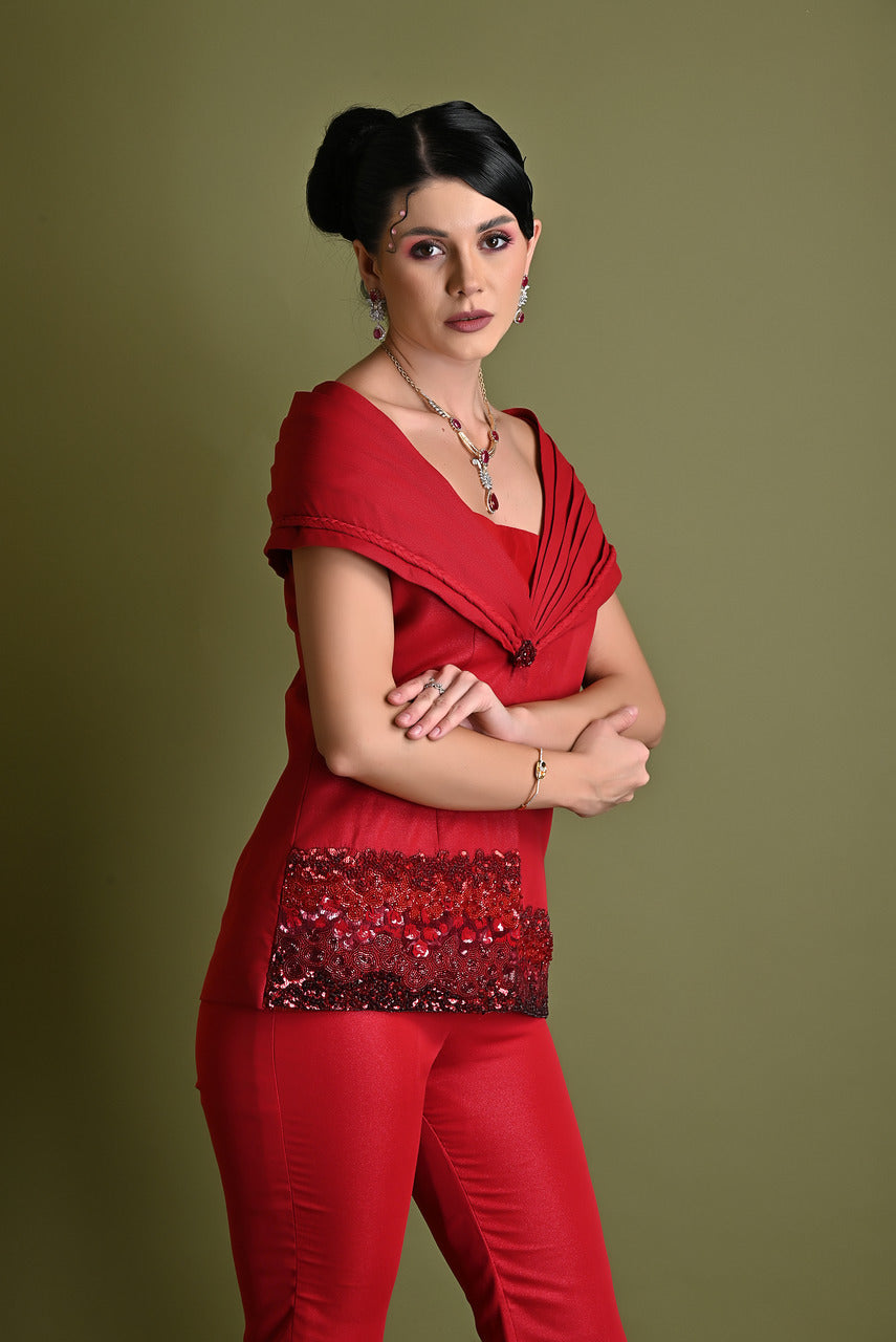 Ombre Scarlet co ord set