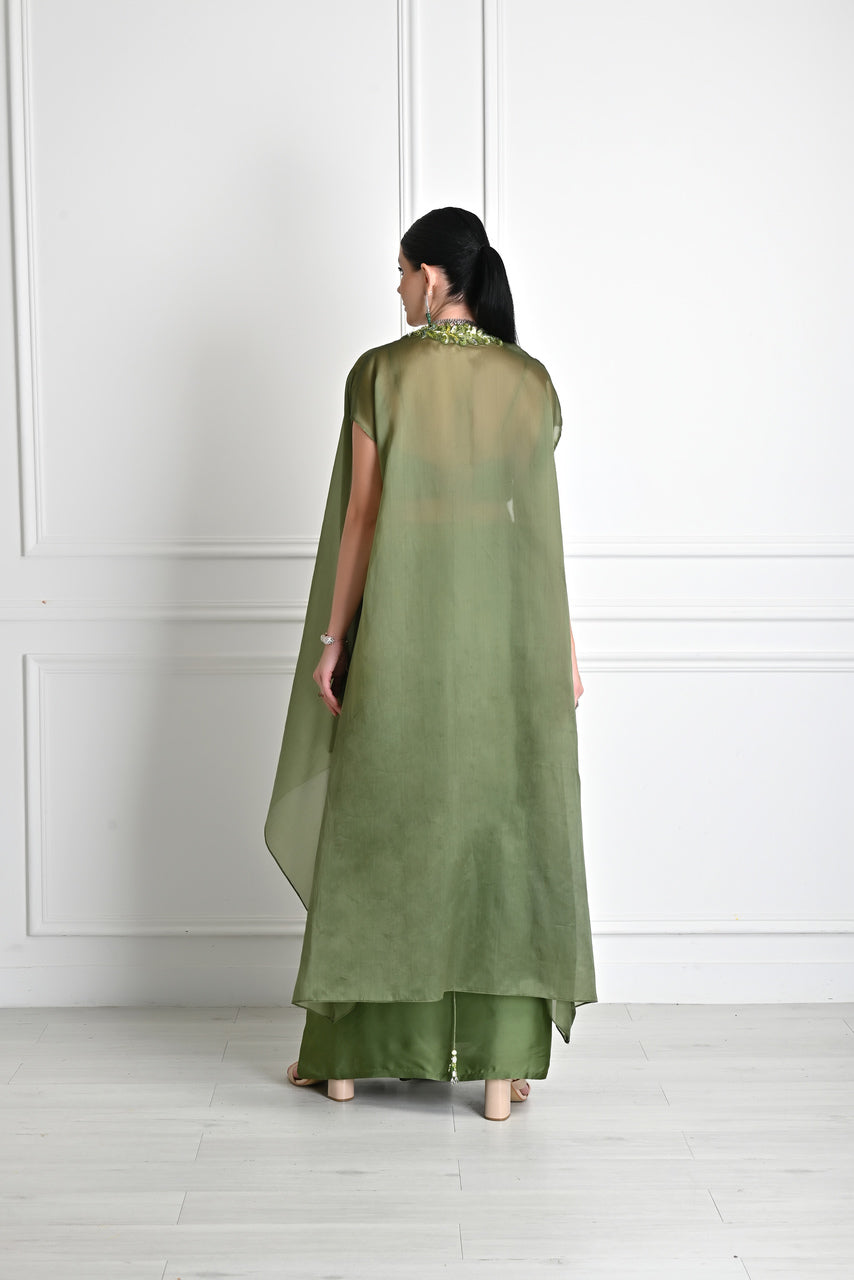 Mallika in Cedar green 3- piece set