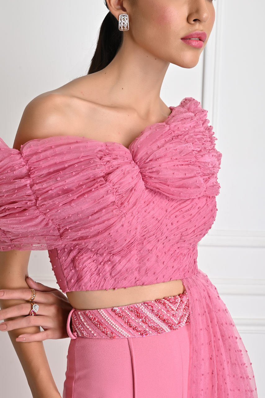 Kayjay in Candy Pink Co-ord 2