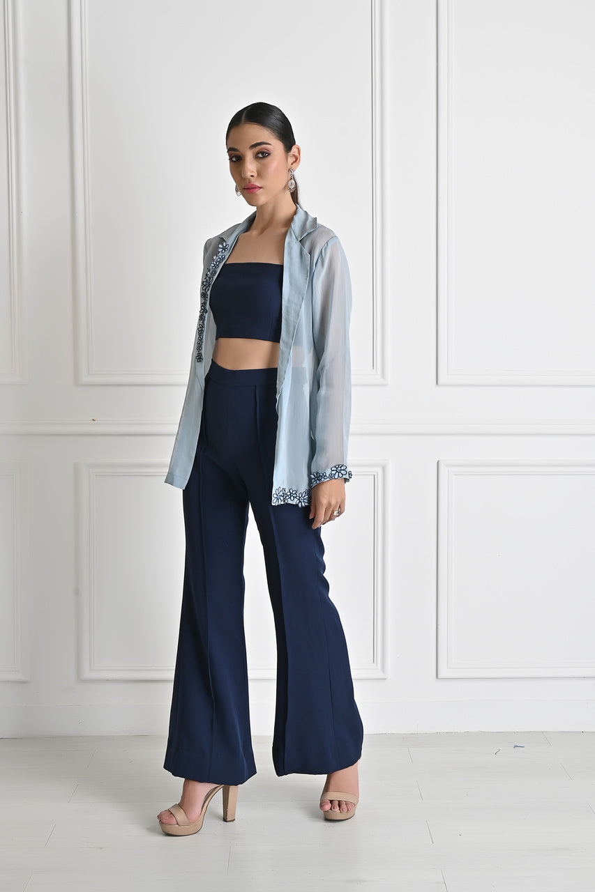 French blue trio-set