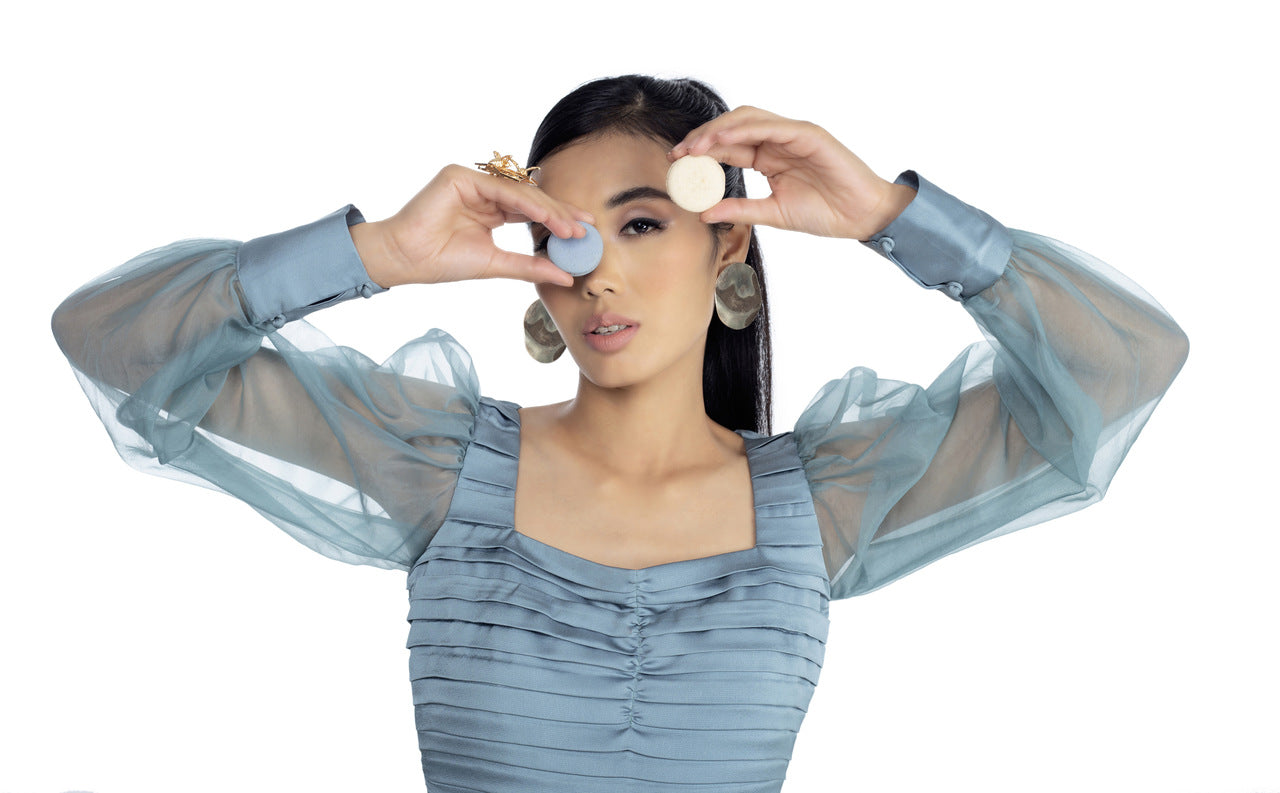 Danika in Candy Crush Pleated Dress