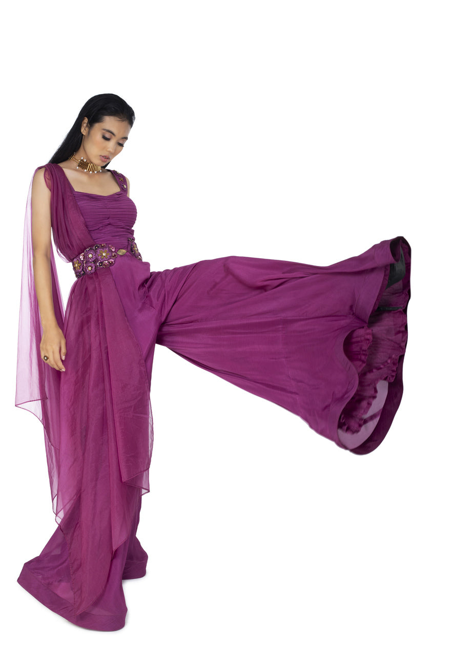 Flowbia Jumpsuit with Corset Belt