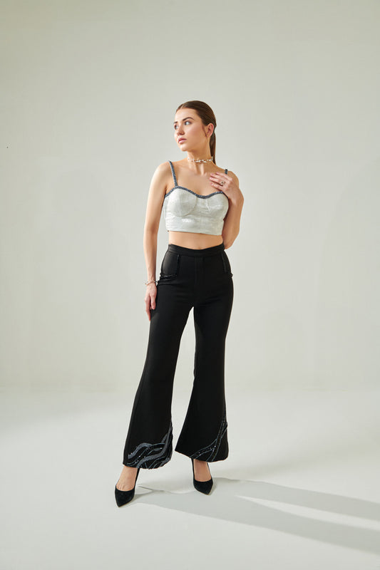 Silverbee corset and pants set