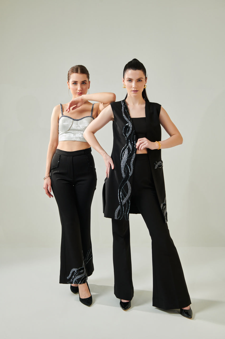 Silverbee corset and pants set