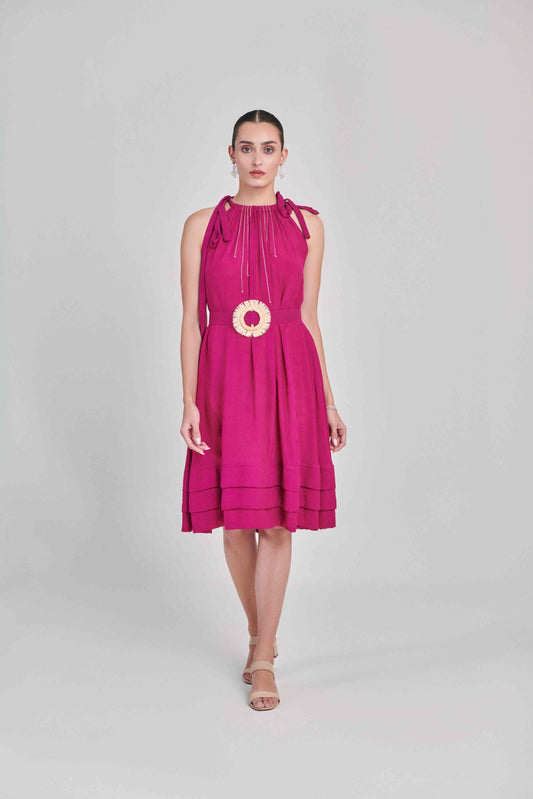 HOT PINK DRESS