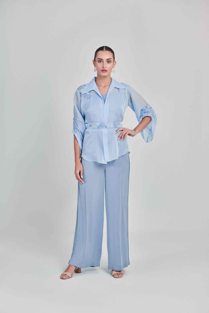 SOFT BLUE CO ORD SET
