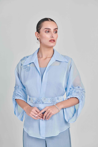 SOFT BLUE CO ORD SET